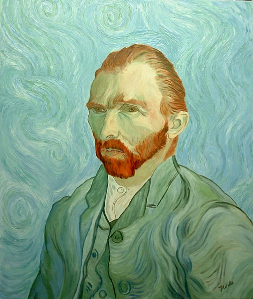 Van Gogh Portrait Blue